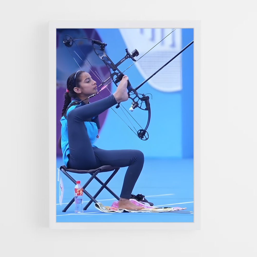 Poster Olympics archery – affiche Tir à l’arc (vue 3)
